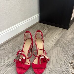 Elegant Red Women's Heels